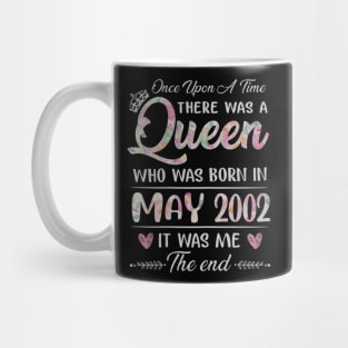 Girls 18th Birthday Queen May 2002 18 Years Old Mug